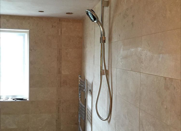TAS gas shower plumbing & install