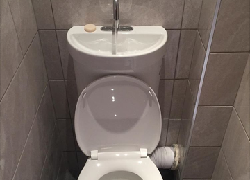 TAS gas toilet plumbing & install